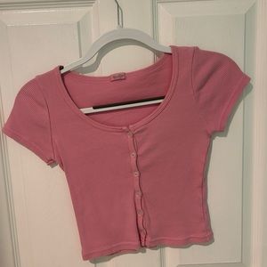 Brandy Melville Zelly Pink Top